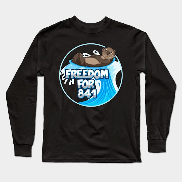 Freedom for 841 Otter Long Sleeve T-Shirt by kaden.nysti